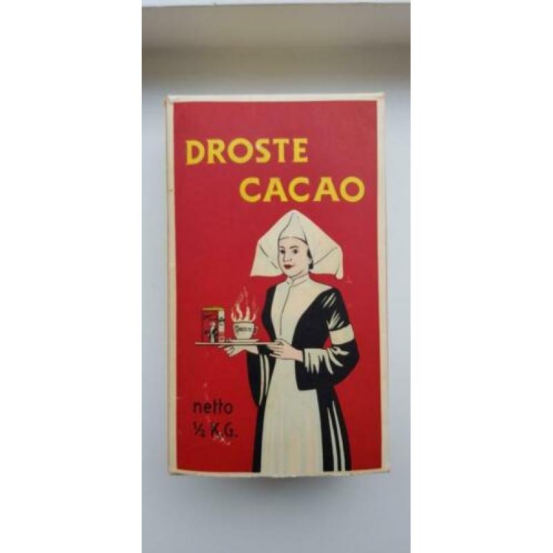 Droste cacao verpakking nog vol