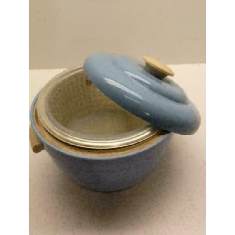 Thermos Ice Bucket, vintage, lichtblauw bakeliet, jaren 50