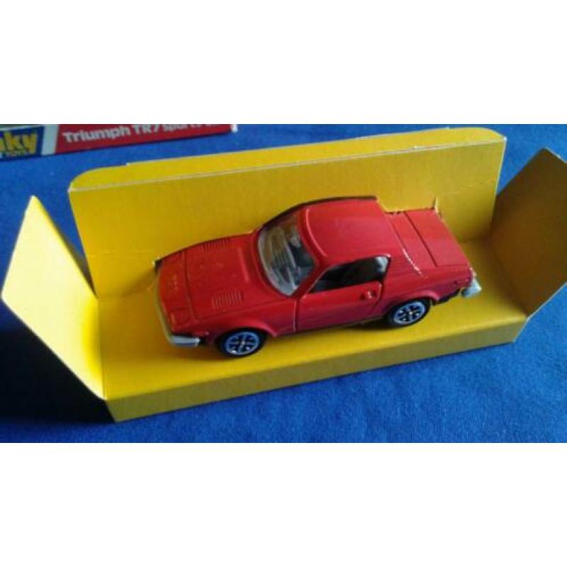 Triumph TR7 rood, Dinky Toys 211 - NIEUW IN DOOS