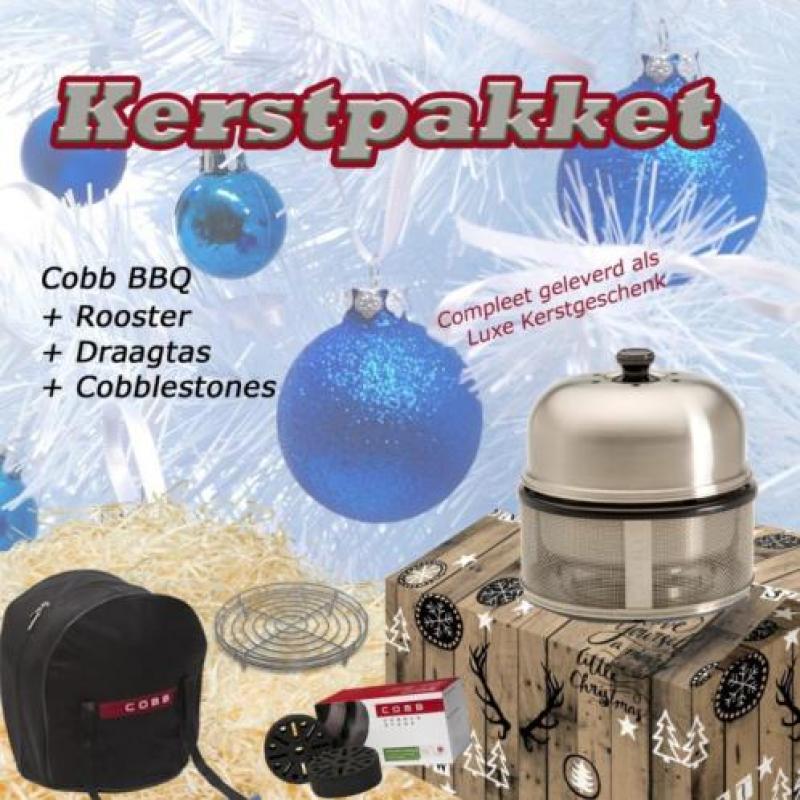 Uniek Cobb Kerstpakket | Compleet Cobb BBQ + Accessoires
