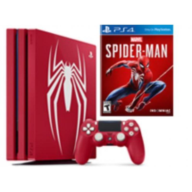 Ps4 PRO 1TB Spider-Man limited edition spiderman playstation