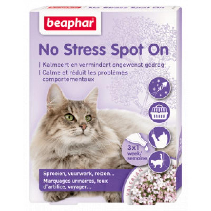 Kat Training voor de kat Beaphar Beaphar No Stress Spot On Kat 3 pipetten
