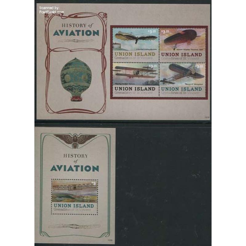 Union Island, History of Aviation 2 s s
