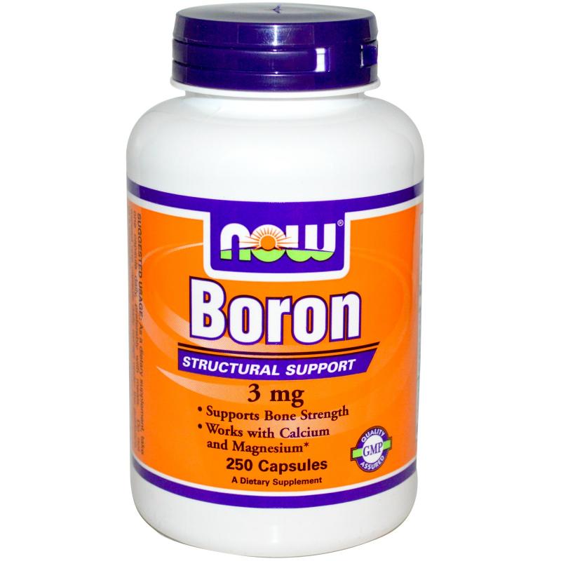 Now Foods Now Foods, Boron, 3 mg, 250 Capsules
