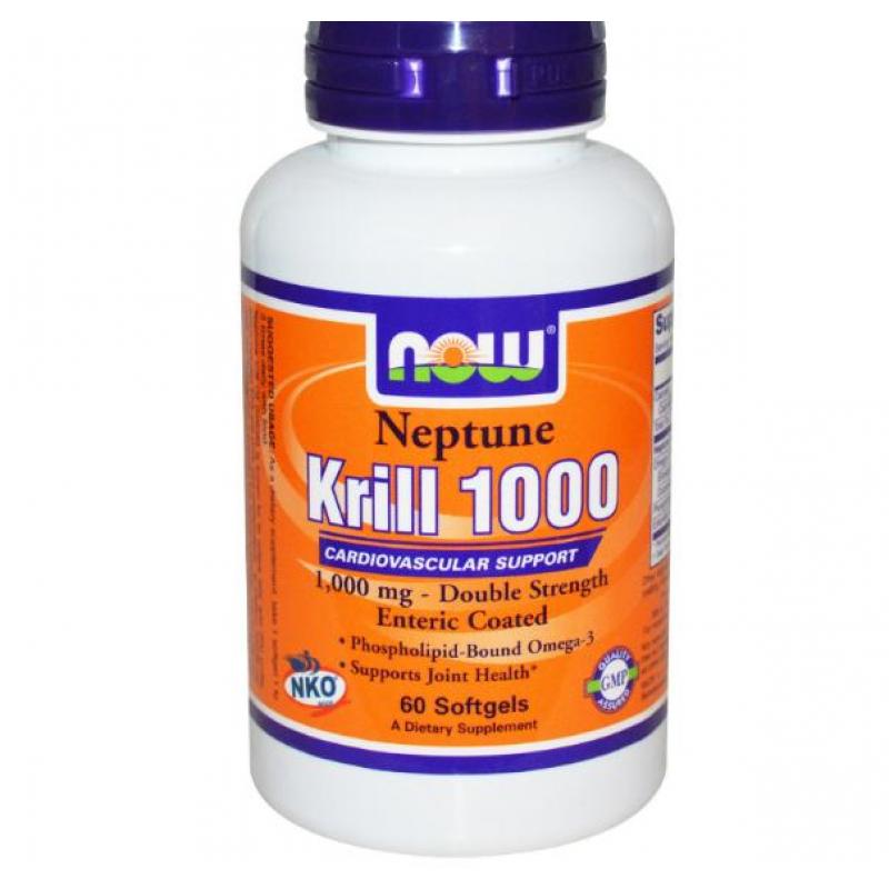 Now Foods Neptune Krill Olie 1000mg (60 Softgels) Now Foods