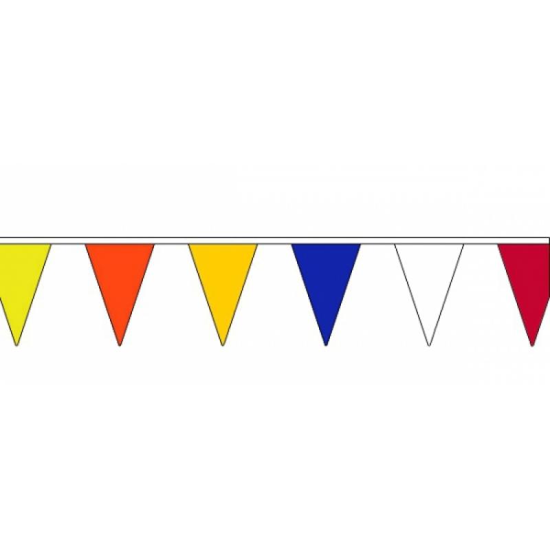 Feestartikelen diversen AlleKleurenShirts Vlaggenlijn met verschillende kleuren