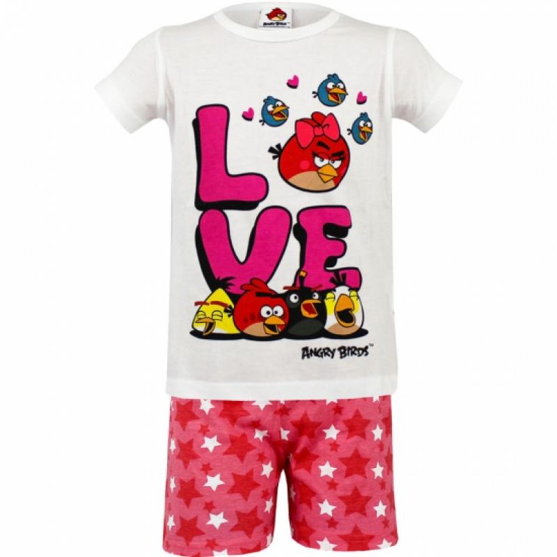 Pyjama met korte broek Angry Birds wit Disney Overige kleding