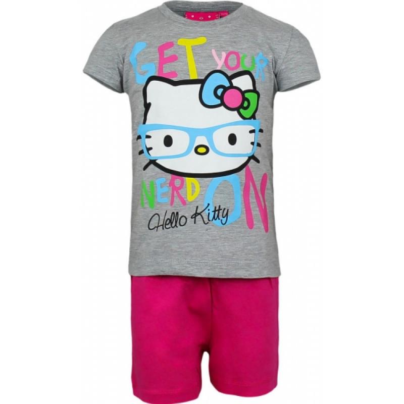 Grijze Hello Kitty pyjama kort Hello Kitty Overige kleding