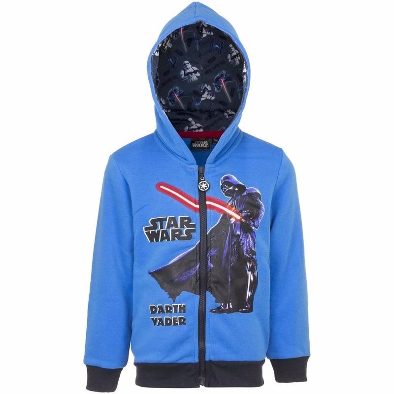 Truien en sweaters Bellatio Star Wars sweater met rits blauw
