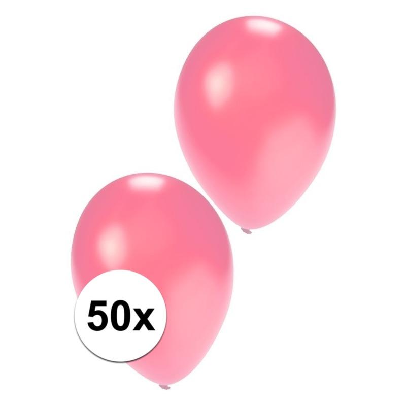 Metallic roze ballonnen 36 cm Geen gaafste producten