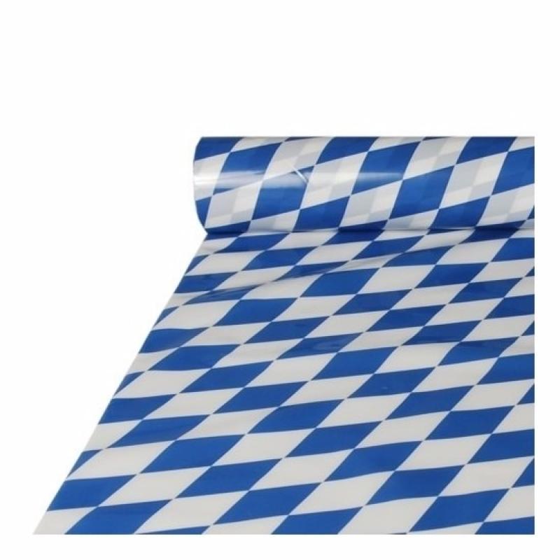 Thema feestartikelen Geen Oktoberfest Bayern tafelkleed plastic op rol 20 x 1 m